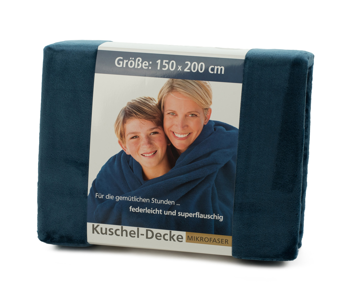 Coperta blu navy 150x200