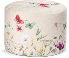 Hocker Blumenwiese Polyester bunt