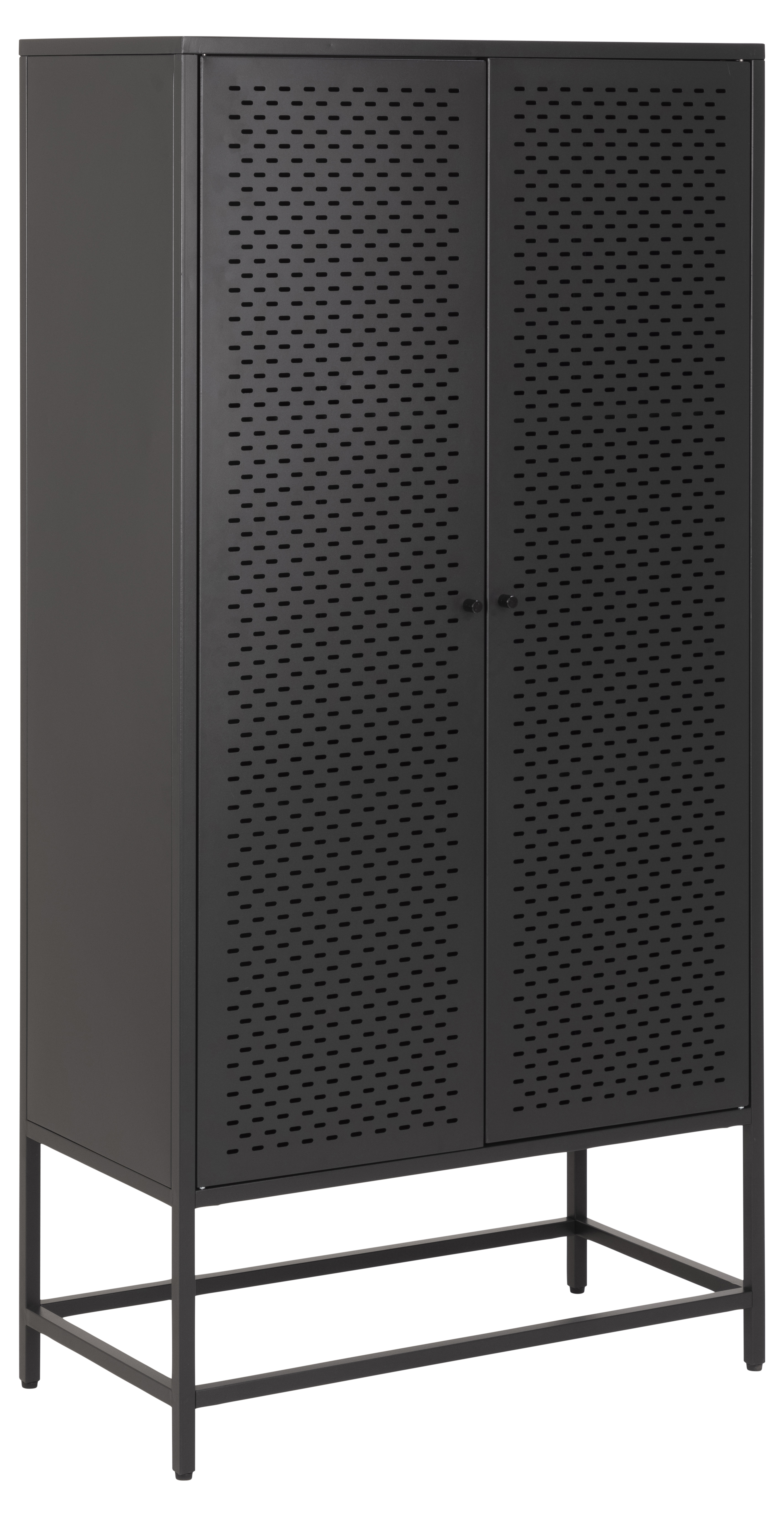 Schrank Newcastle schwarz Metall