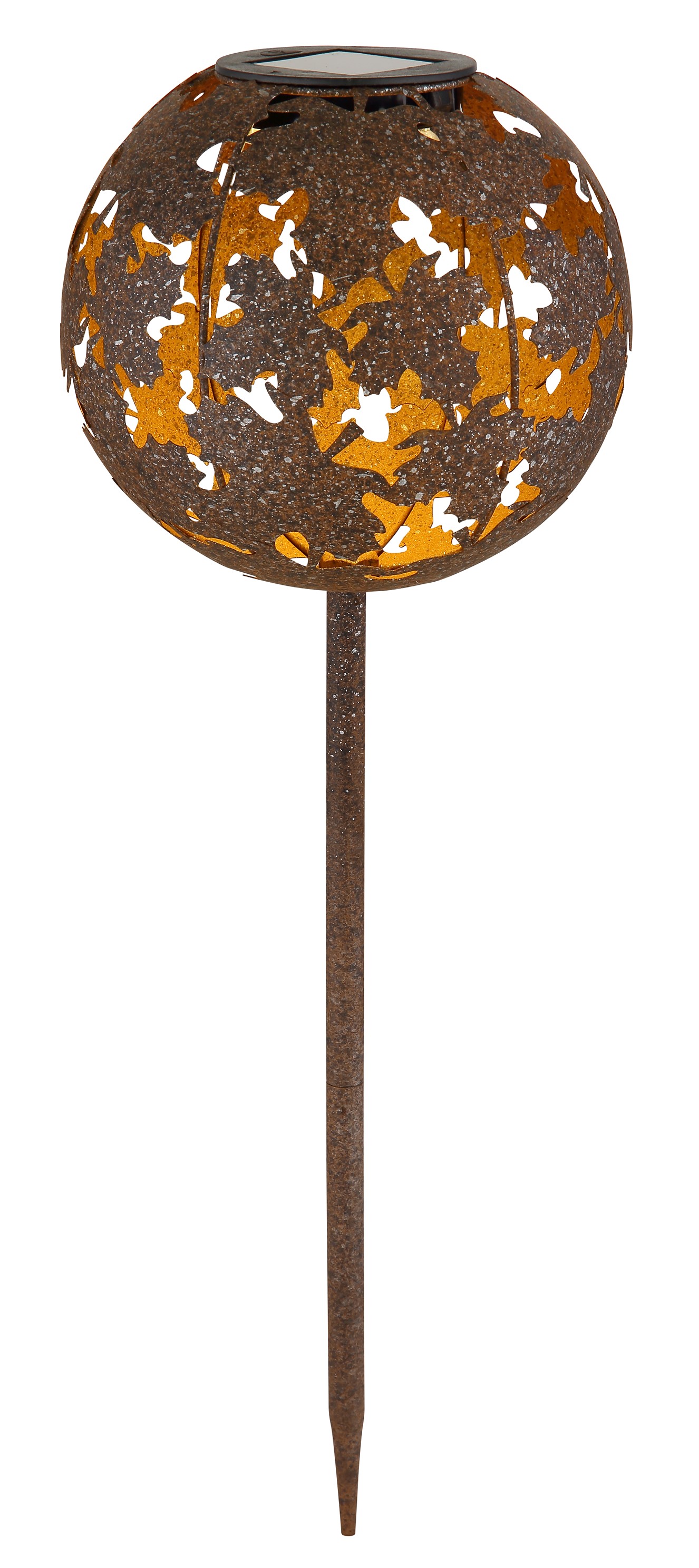 Luce solare in metallo 1xLED color ruggine