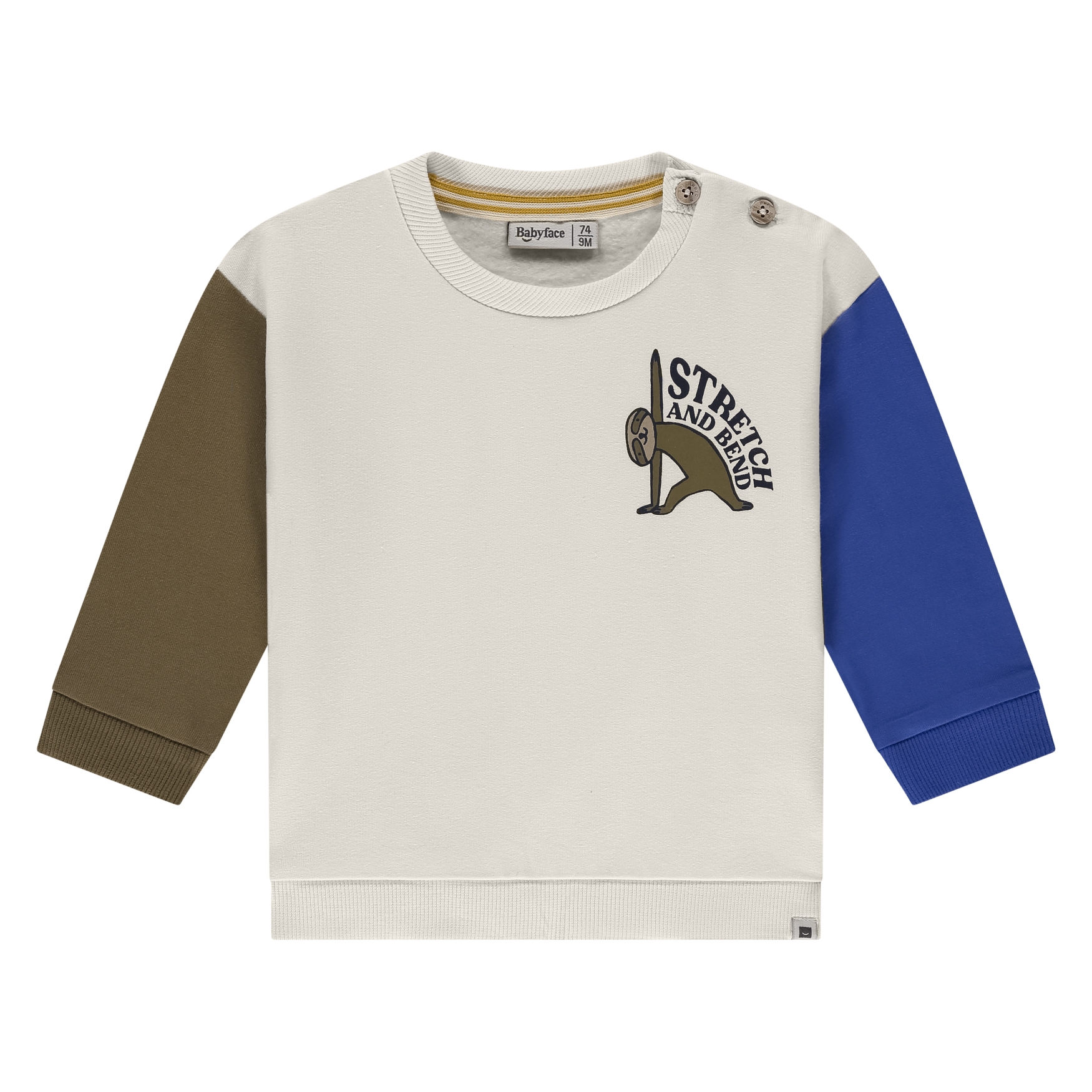 Camicia a maniche lunghe Boys Babyface bianco cotone elastan