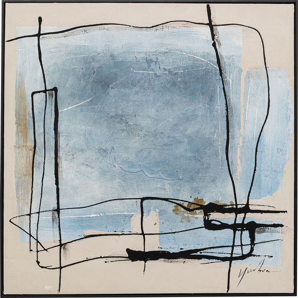 Quadro incorniciato DUST beige