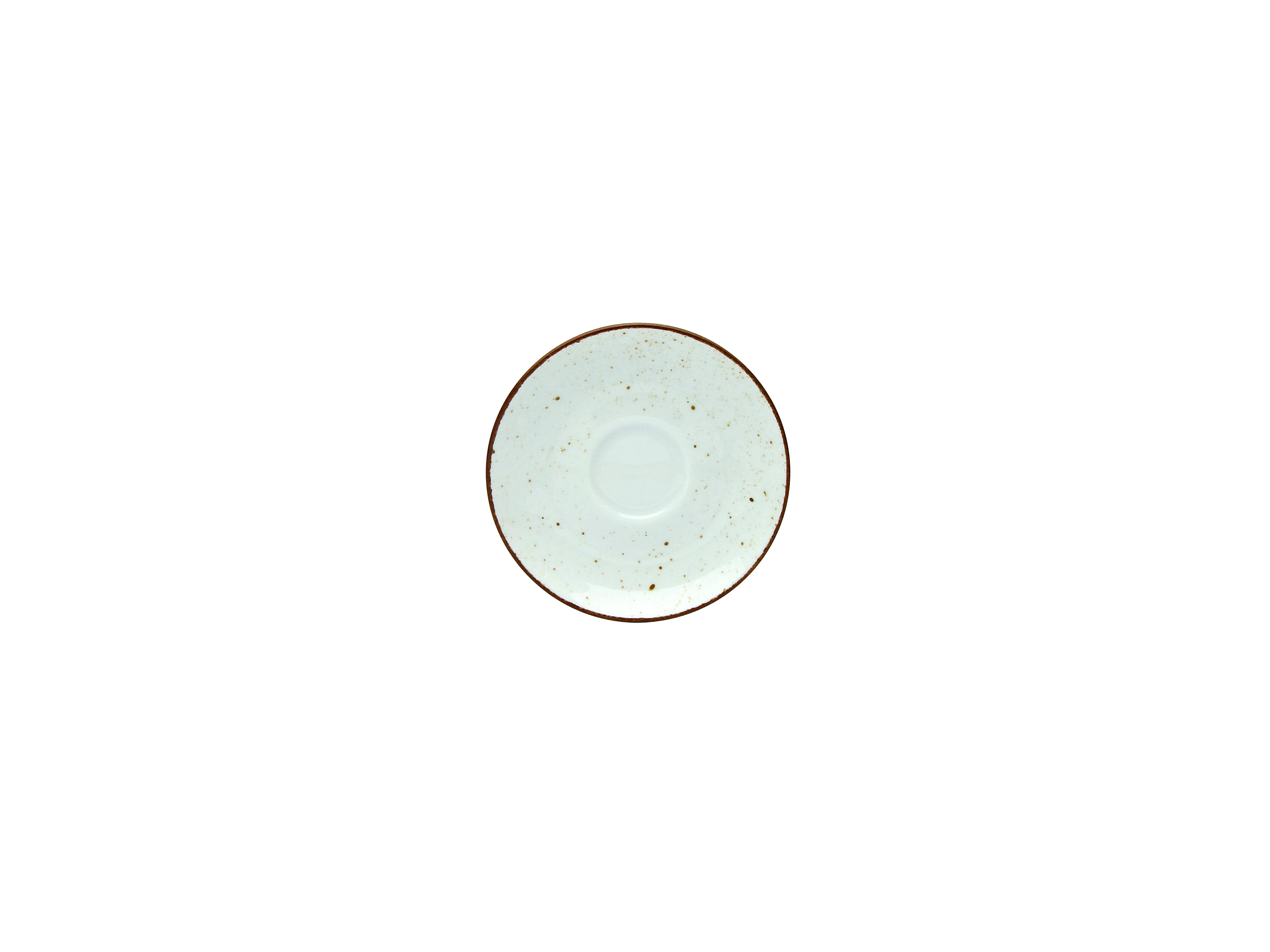 Base espresso VINTAGE NATURE Bianco L11/H7,2/D11cm