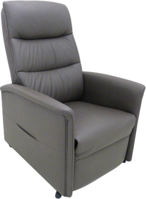 Poltrona Quartet in tessuto grigio