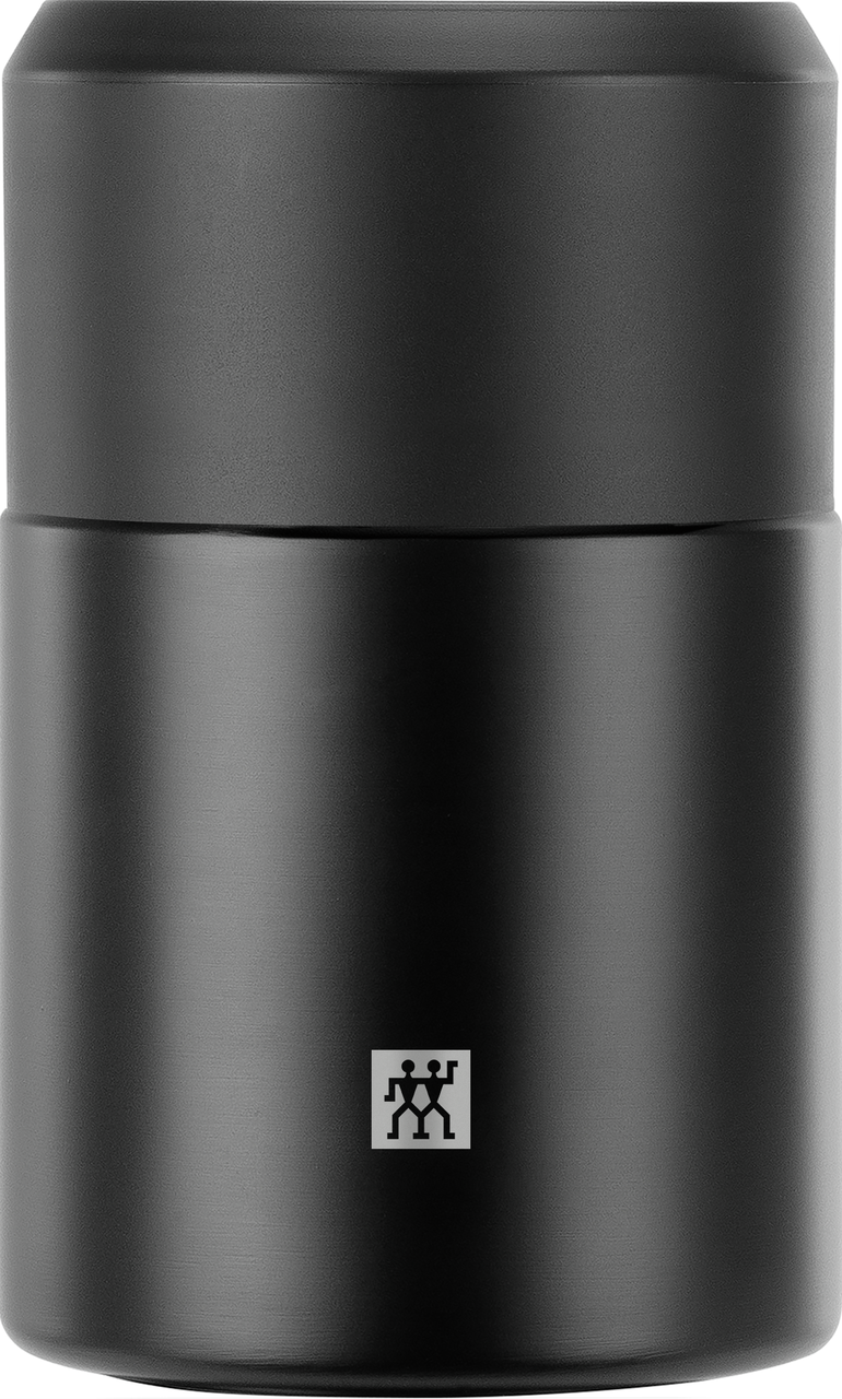 Wärmebehälter Thermo schwarz Metall