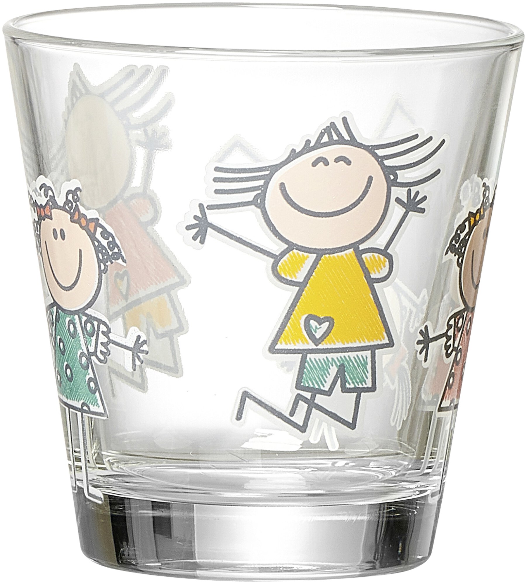 Trinkglas STANDARD Klar|Bunt Kalk-Soda-Glas
