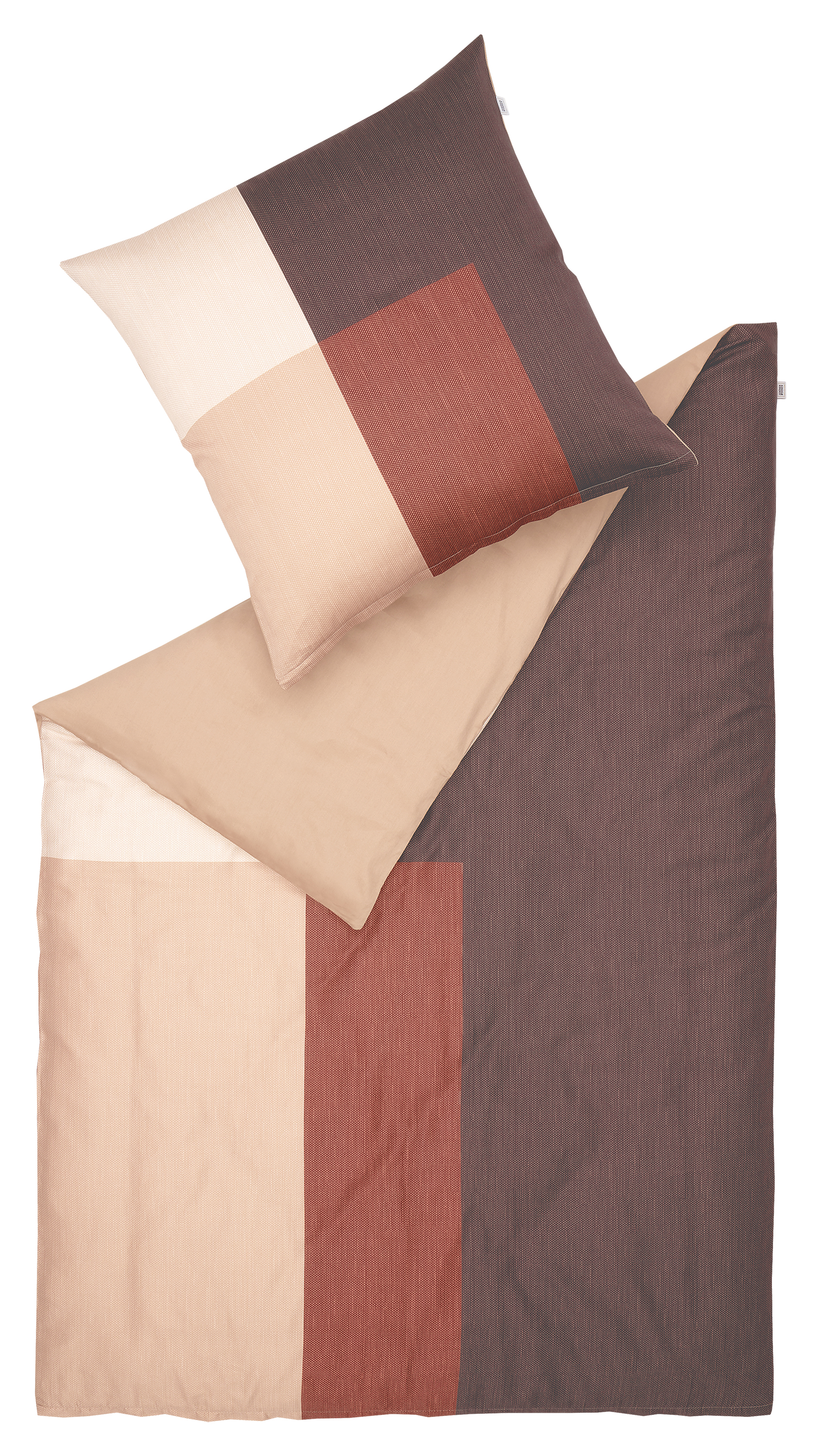 Bettwäsche Schöner Wohnen burgundy Baumwolle