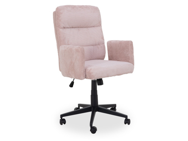 Drehstuhl Charly altrose Stoff Metall