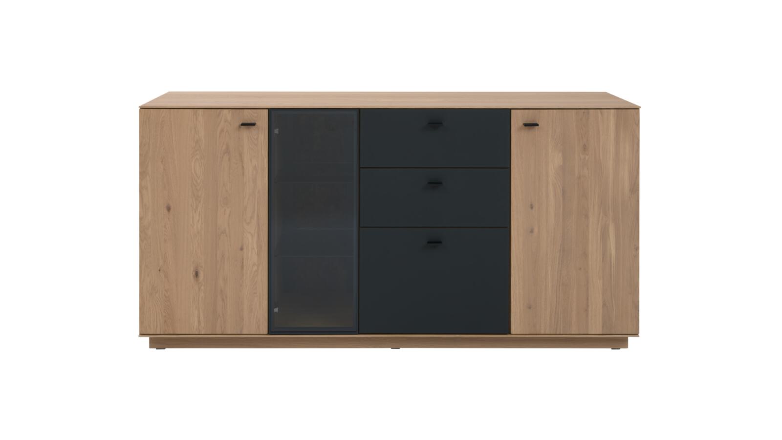 Sideboard Interliving 2025 anthrazit Eiche