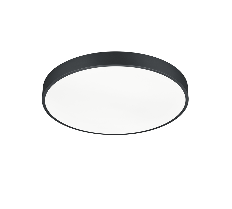 Deckenleuchte Waco  schwarz matt Metall