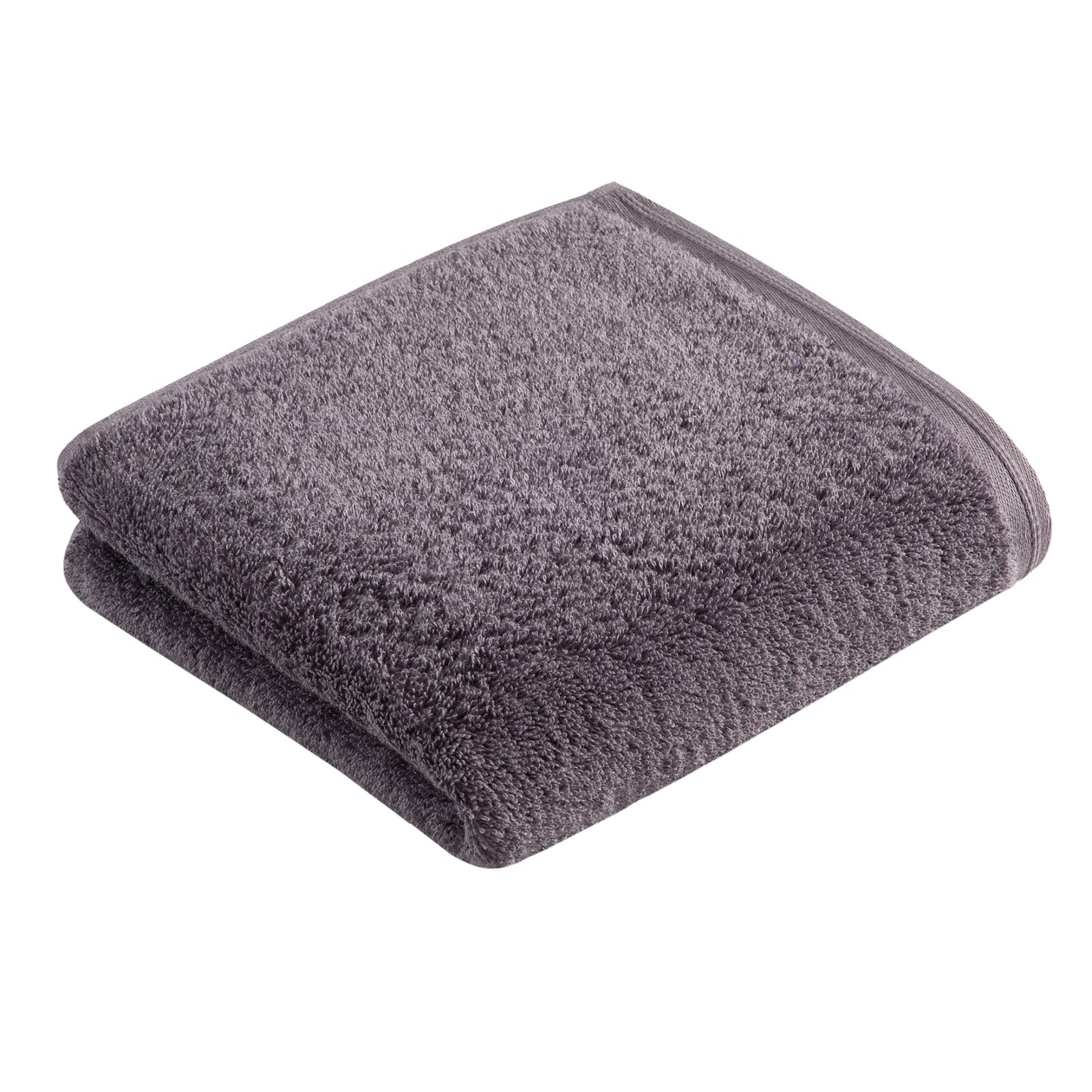 Handtuch Vegan Life grau Frottee
