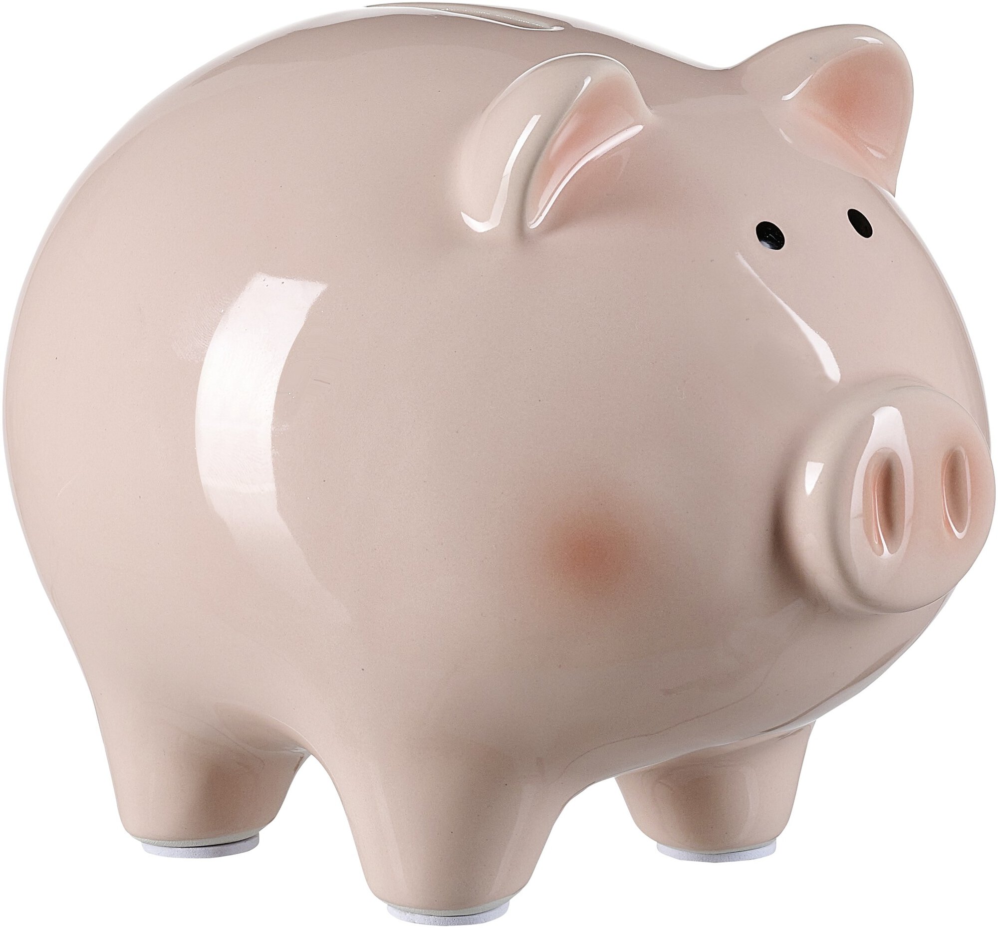 Sparschwein STANDARD Rosa Steinzeug