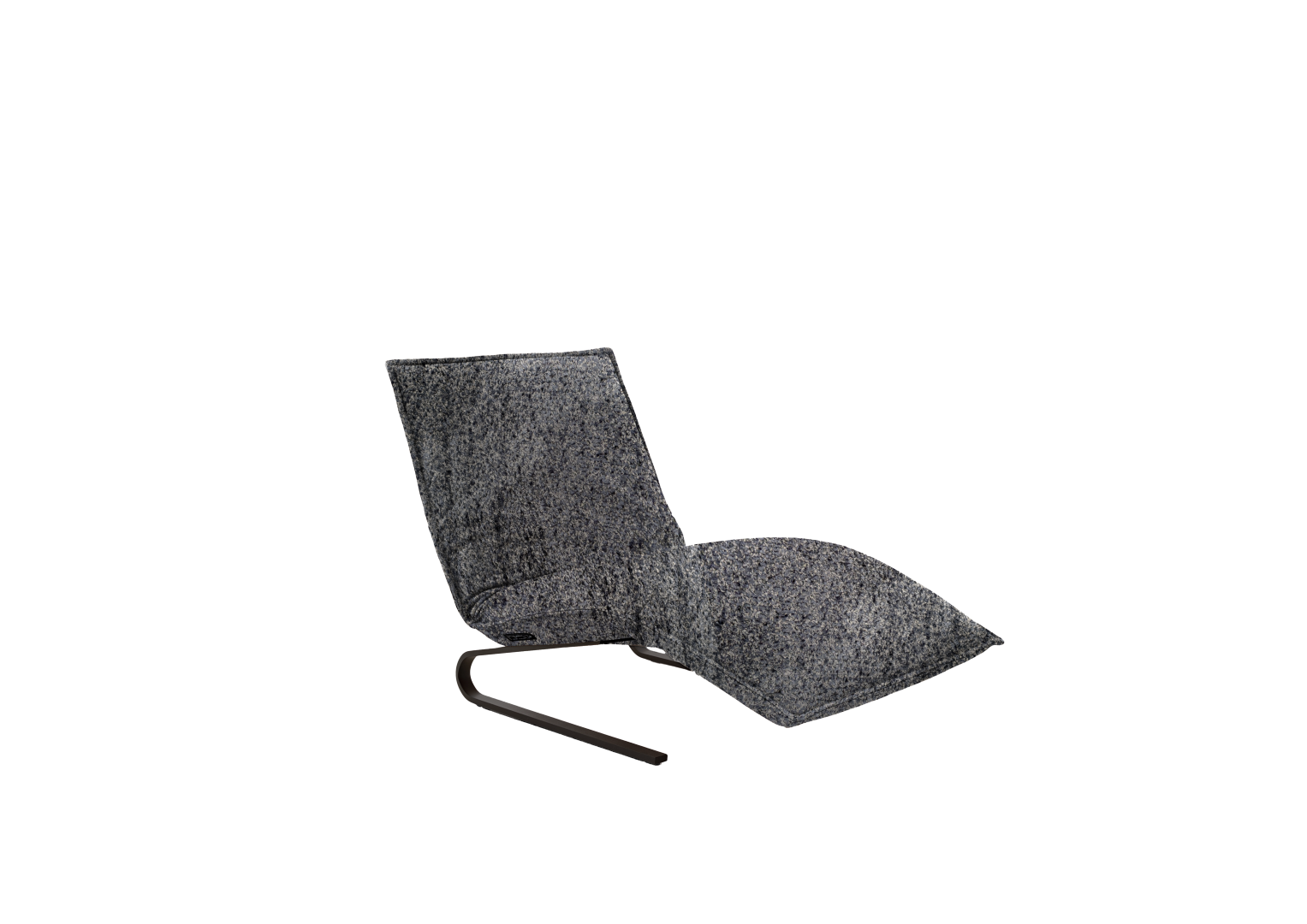 Relaxlieg Jill grau Stoff