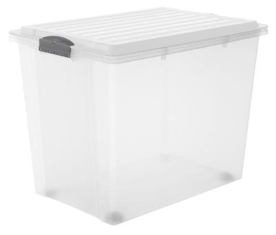 Stapelbox Compact weiß transparent Kunststoff