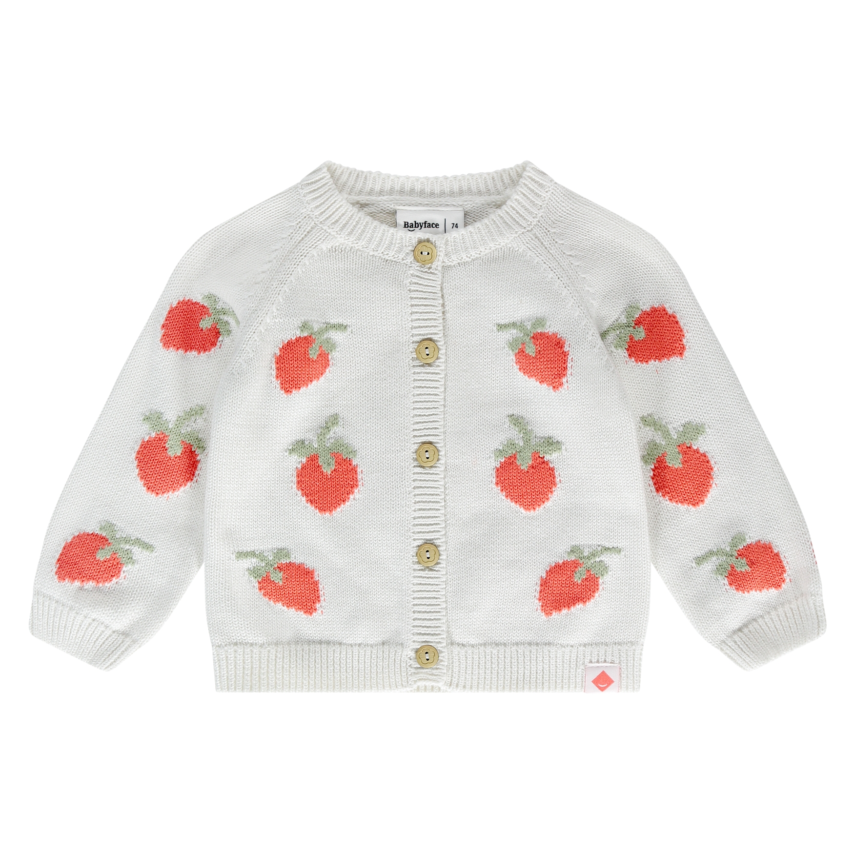 Strickjacke Babyface weiß Baumwolle